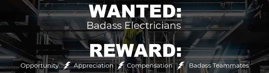 Wanted Eletricians